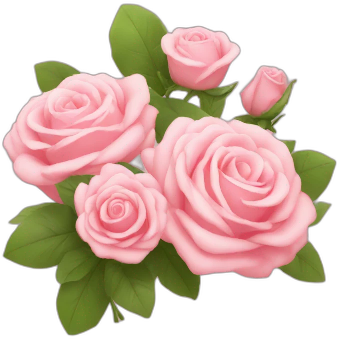 Have a nice weekend with a bunches of roses emoji