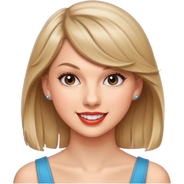 Taylor Swift smile emoji
