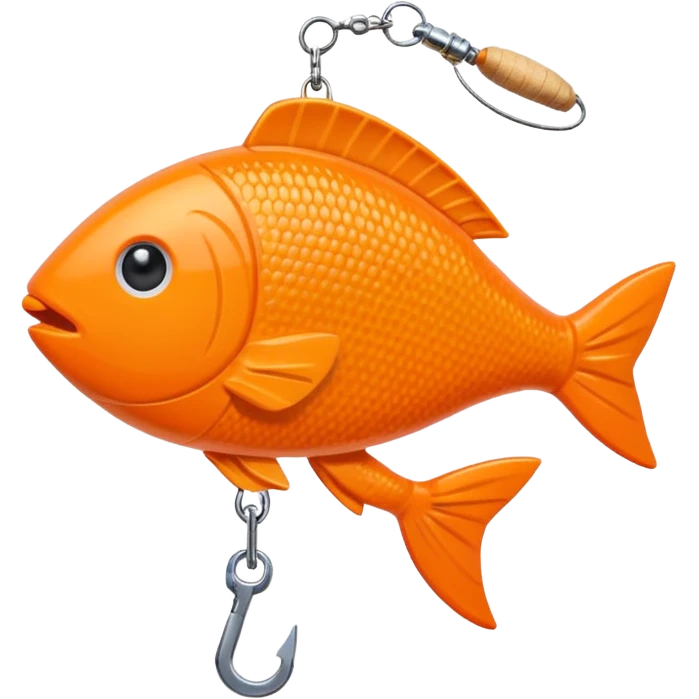 small fake bait fishing emoji