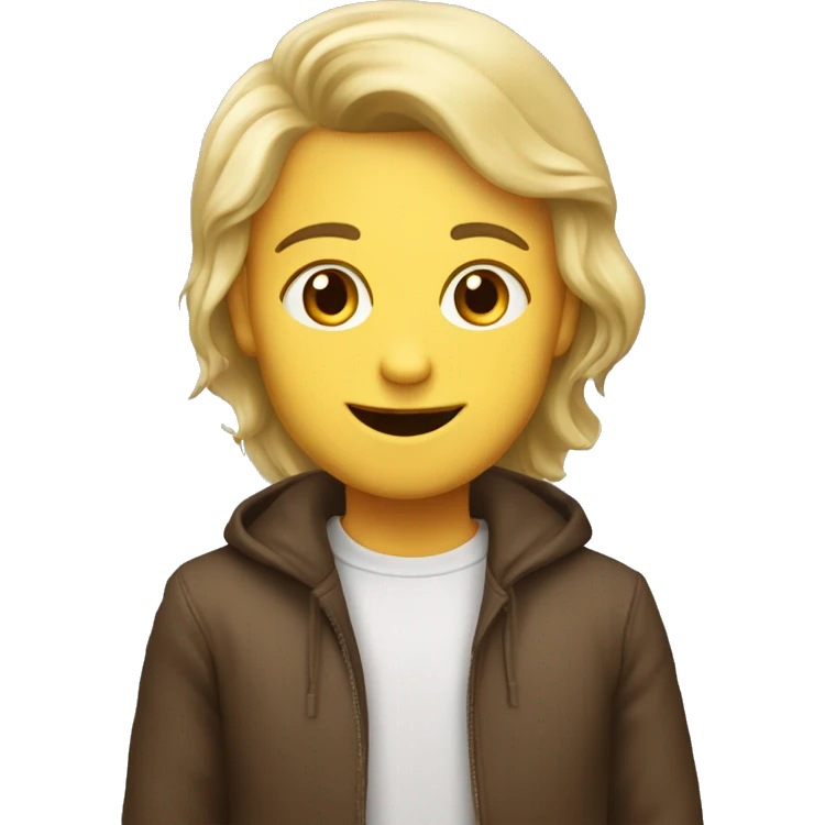 Рыжая девочка с кофе emoji