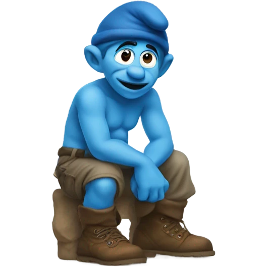 Smurf  emoji
