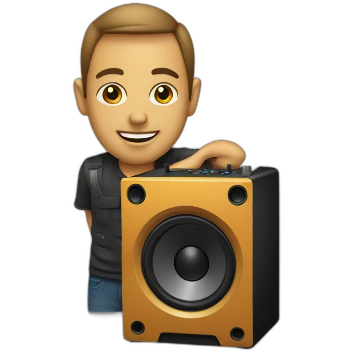 Dj Speaker  emoji