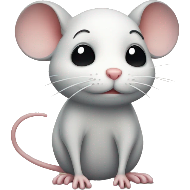 little sad mouse emoji