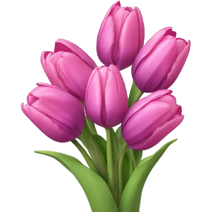 A bouquet of tulips emoji