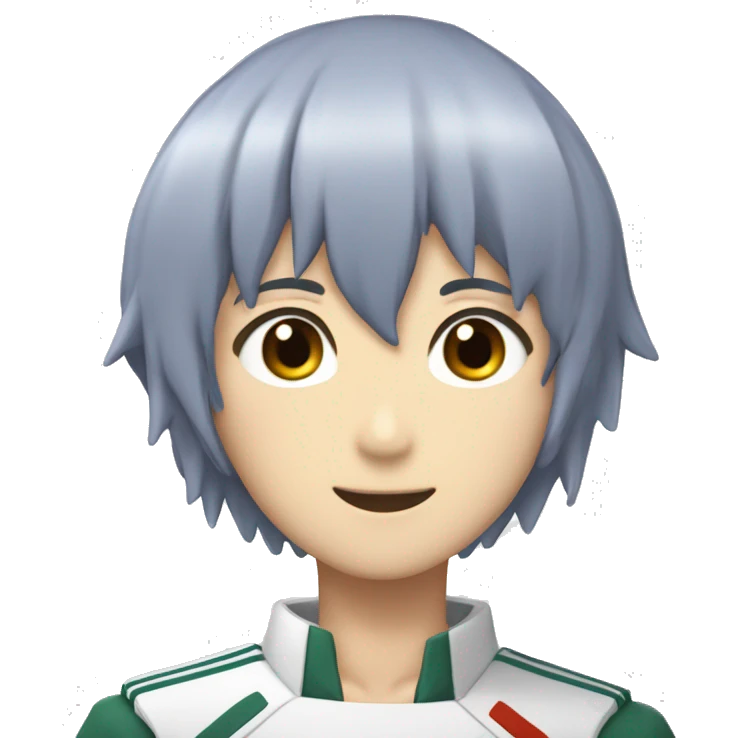 Male version of rei ayanami emoji
