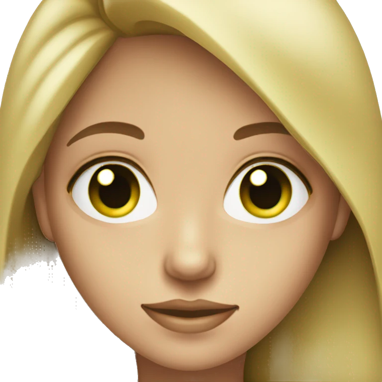 Light skin female with green eyes emoji