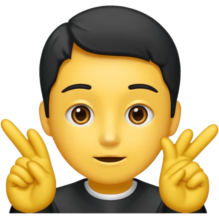 파스텔톤의 미니멀한 쉐잎의 그라데이션 이모지 emoji