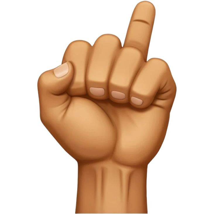 veiny fist backview emoji