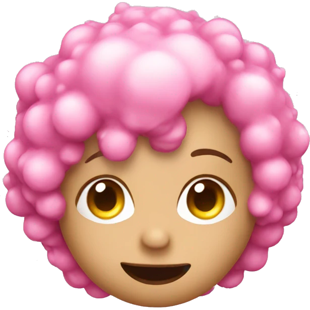 pink bubbles emoji