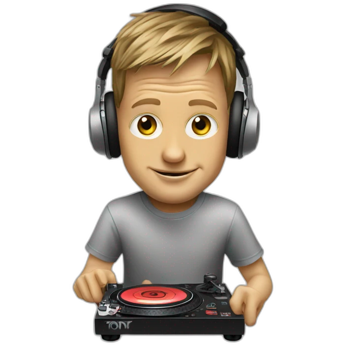 Tony hawk djing emoji