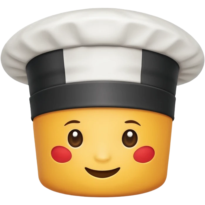 no person just a cooking hat icon emoji