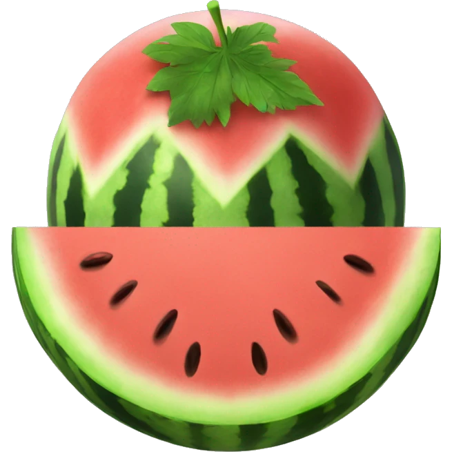 watermelon forbidden emoji