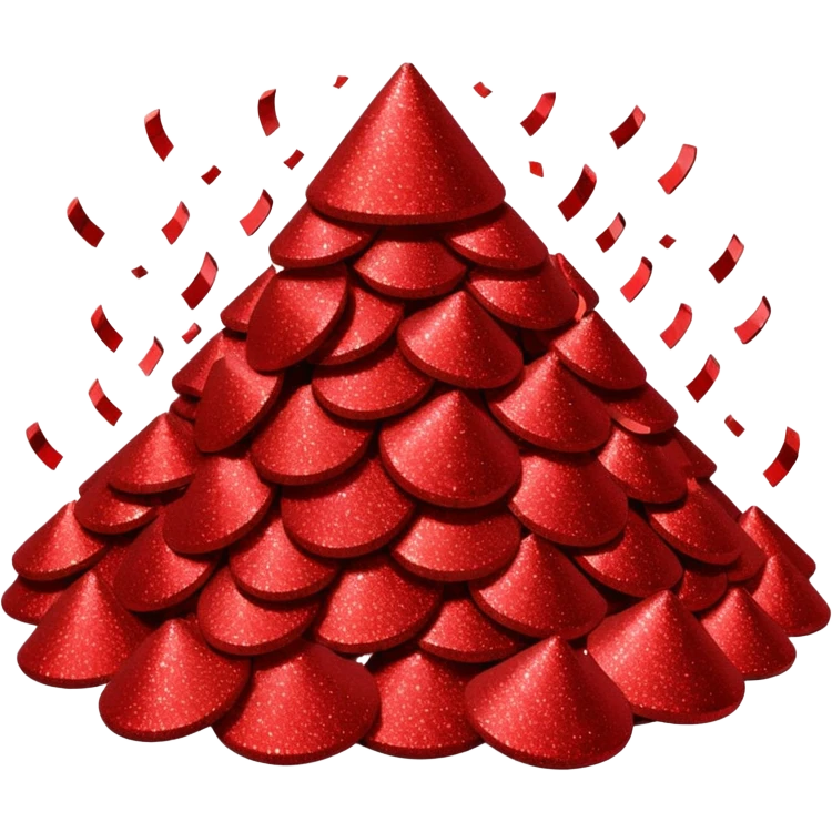 red glitter repair emoji