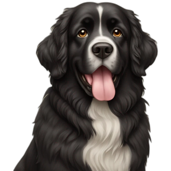 Dog Newfoundland emoji