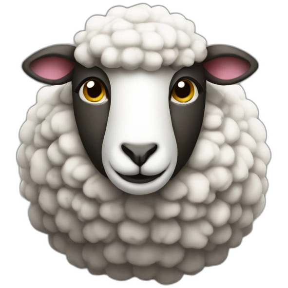 Mathematic sheep emoji