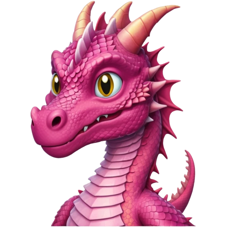 pink dragon with shirt emoji