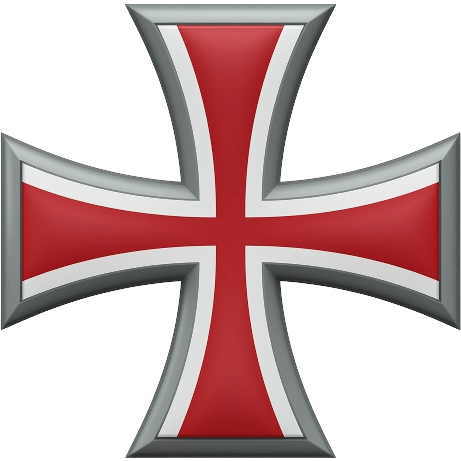 The knights templar cross emoji