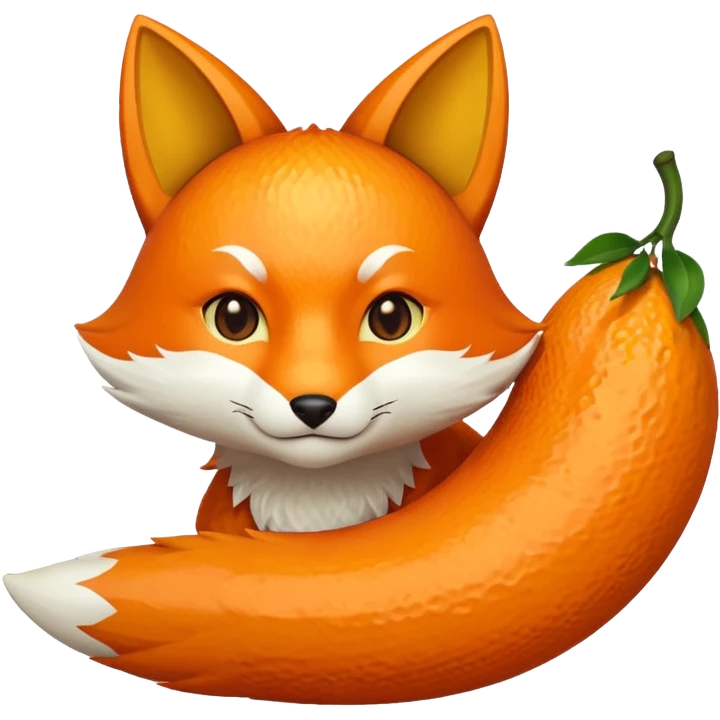 Kitsune fruit emoji