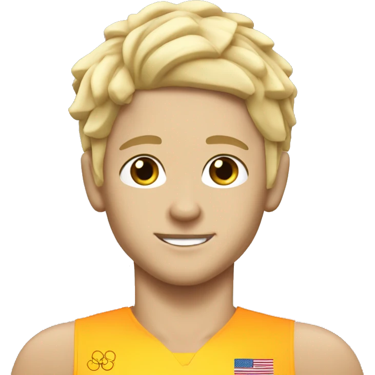 summer olympics waterpolo blonde boy emoji