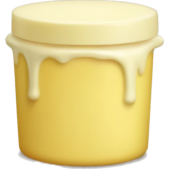 A tub of butter  emoji