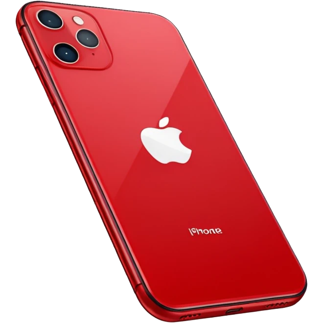 Iphone Rojo 11 emoji
