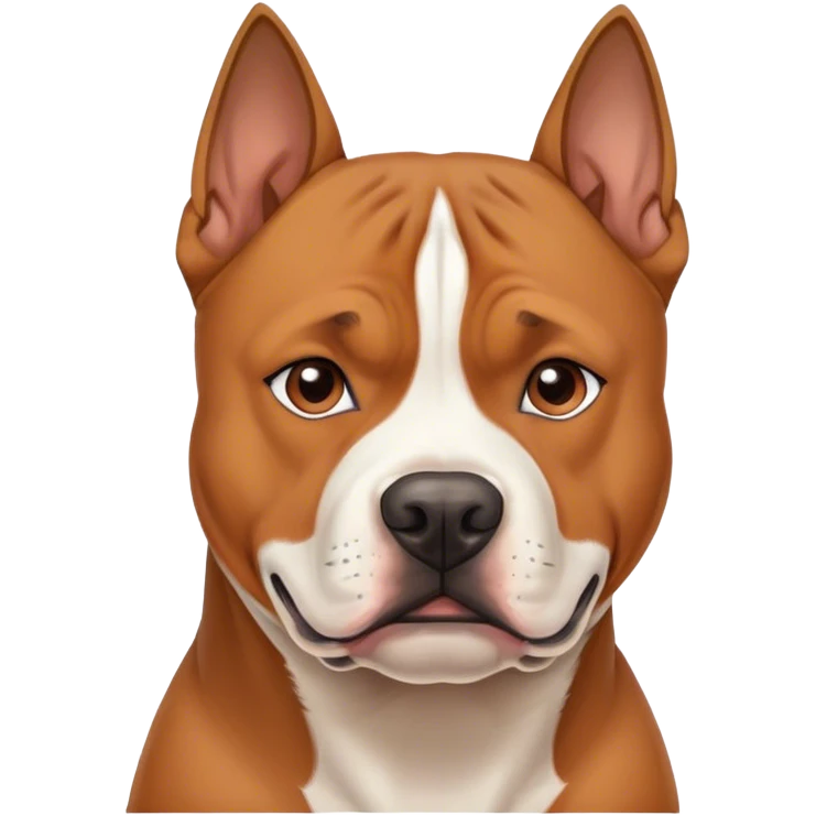 Brown amstaff emoji