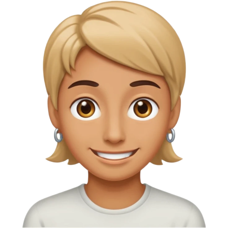 rolling eyes but smiling emoji