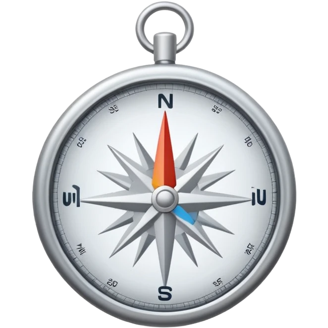 white compass emoji