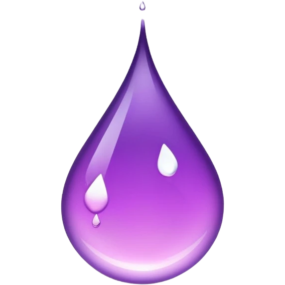 Water in a cup but the water is purple emoji
