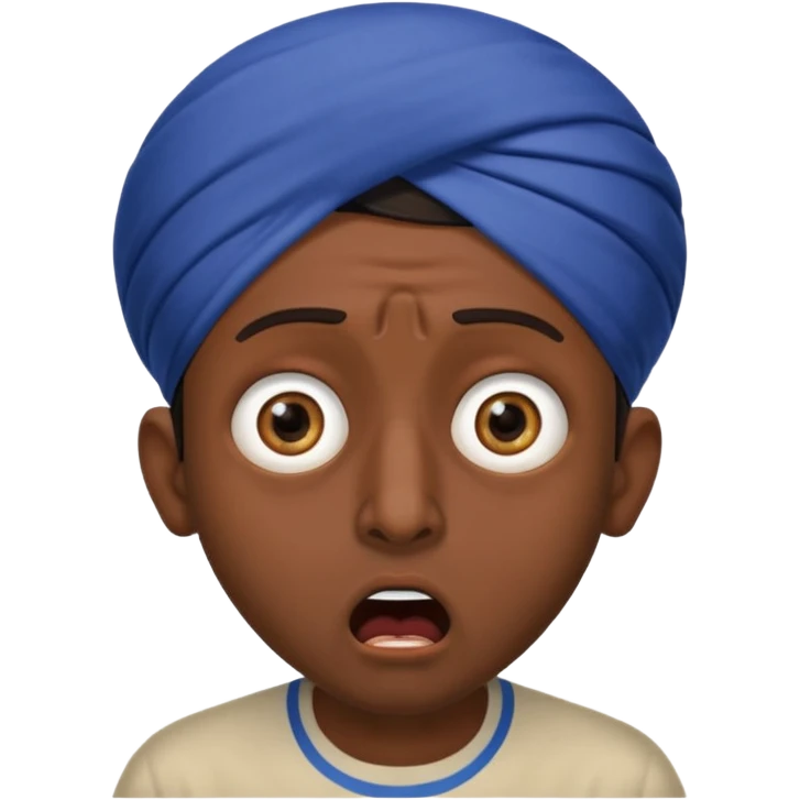shocked indian man emoji