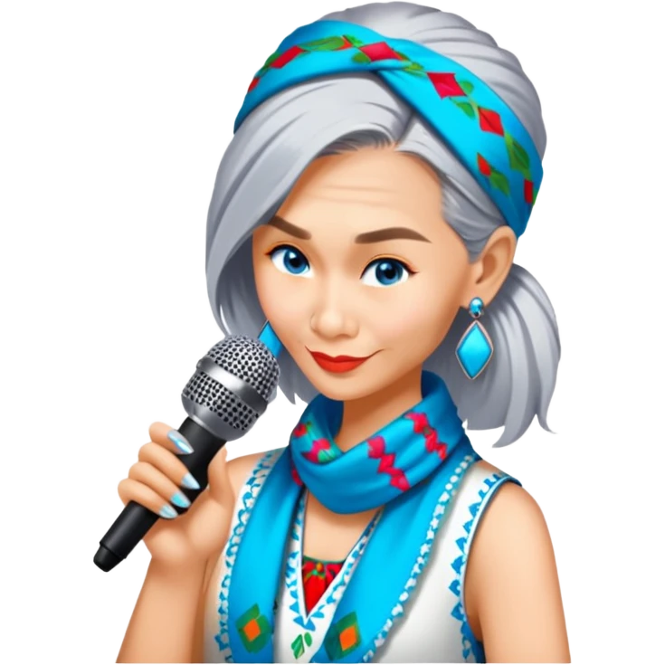 Colorful Singer emoji