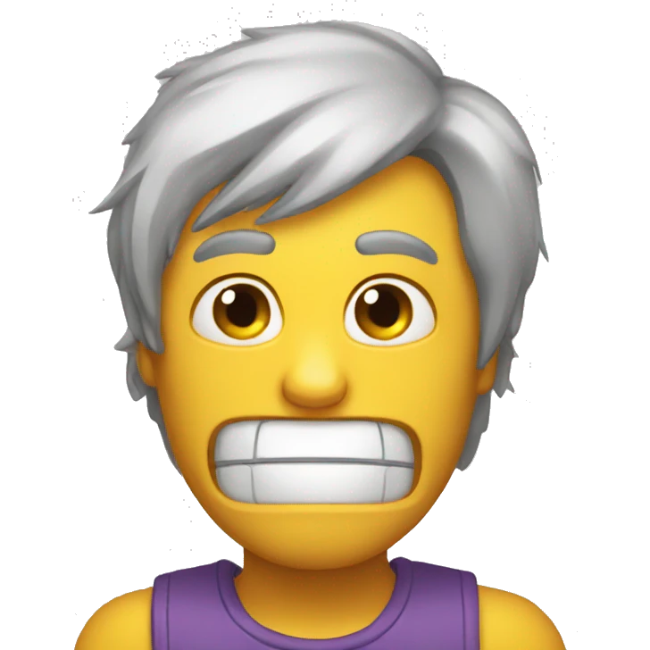 burnout face emoji