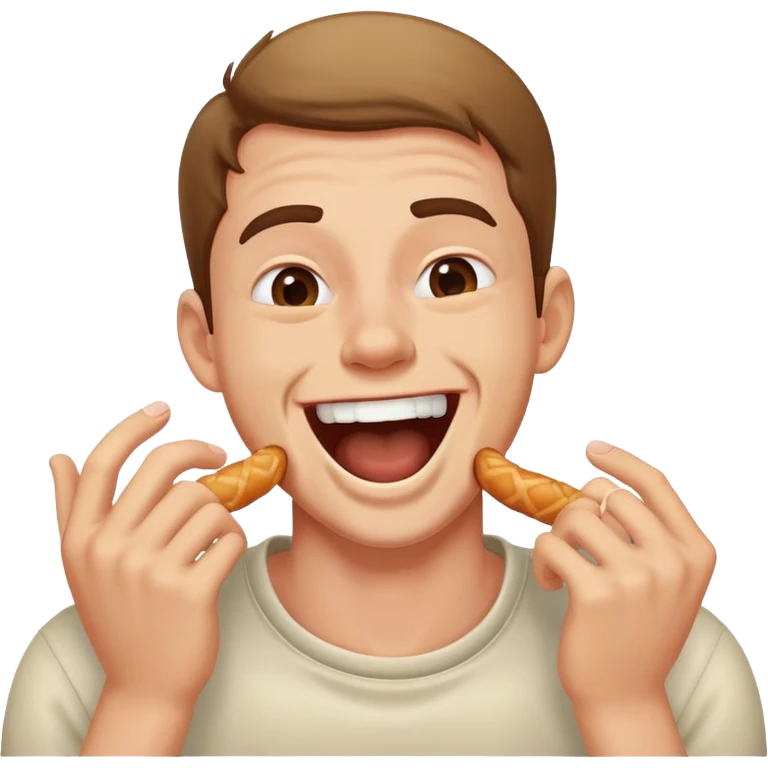 Guy chocking laughing  emoji