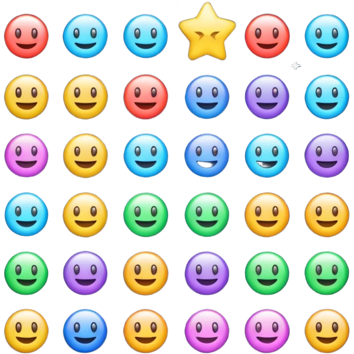 Brillos como los del universo emoji