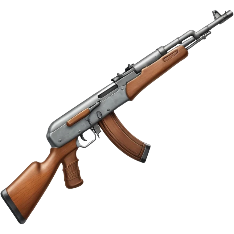 Realistic akm 47 ينظر جهة اليسار و مكتمل من جميع النواحي لا اريد شكله كرتوني emoji