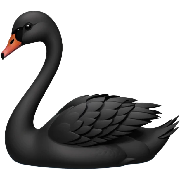 Turn ts 🦢into black emoji
