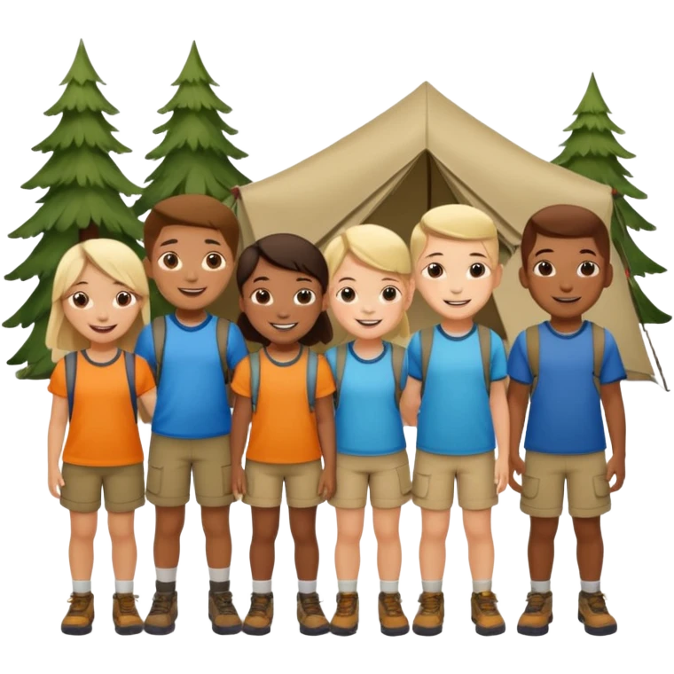 Four days of camp emoji