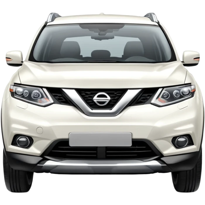 2019 white nissan x trail simple emoji