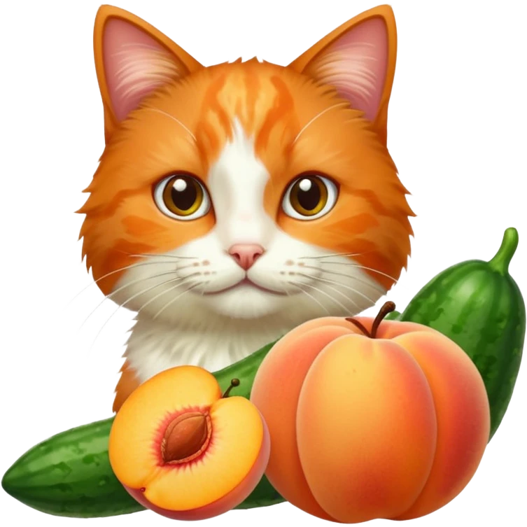 🌍🍑🥒😺 emoji