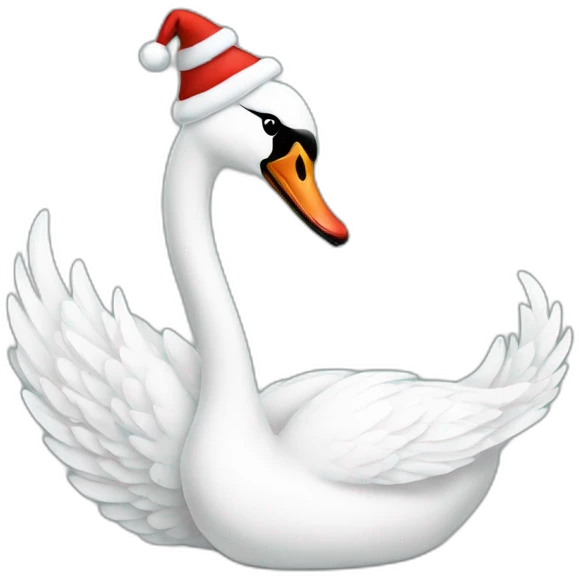 Christmas Swan  emoji