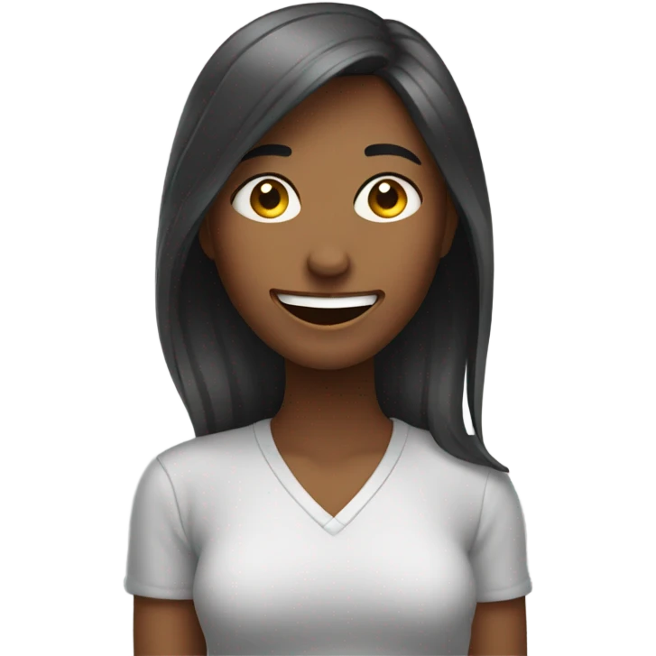 Women being over smiling  emoji