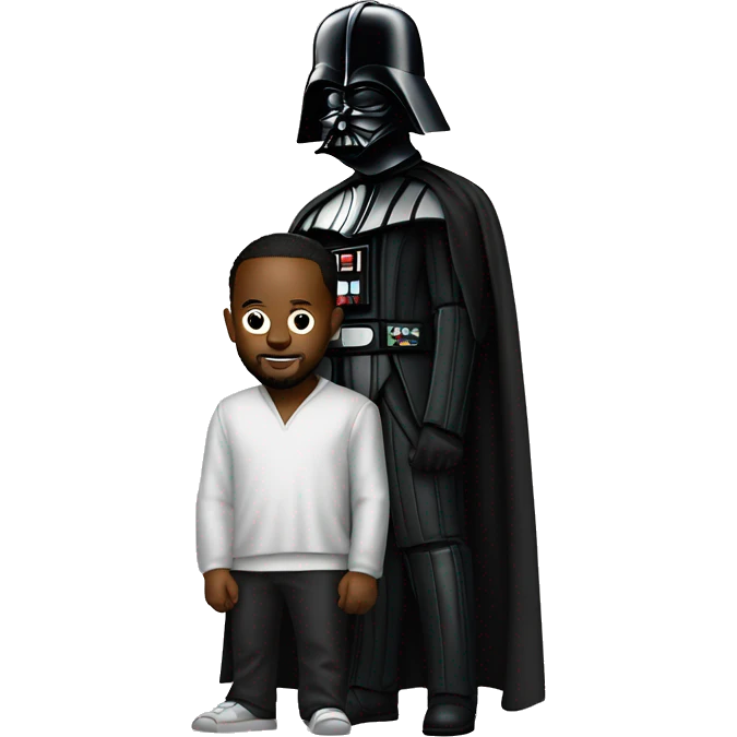 Kendrick Lamar with Darth Vader emoji