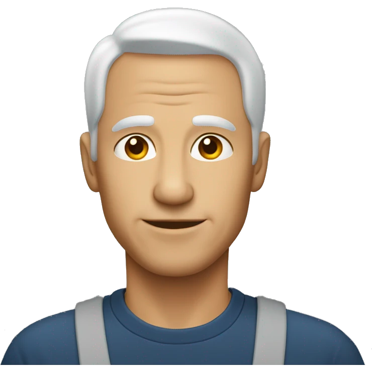 Homme sans cheveux 60 ans  emoji