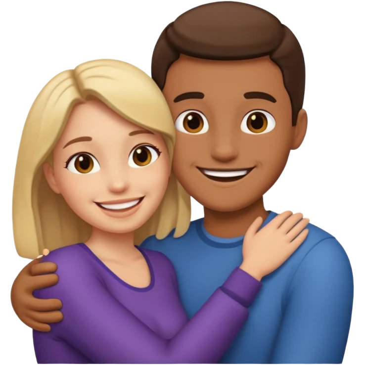 sarılan iki insan emoji