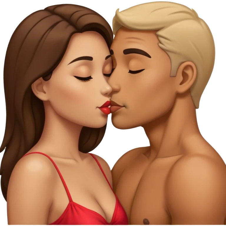 Man and woman kissing  emoji