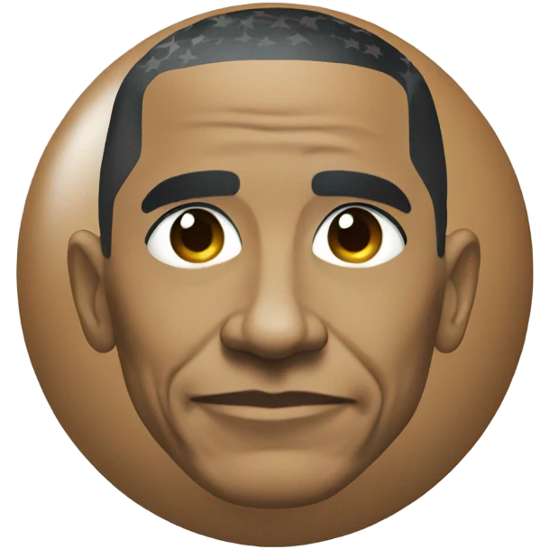 Obama sphere emoji