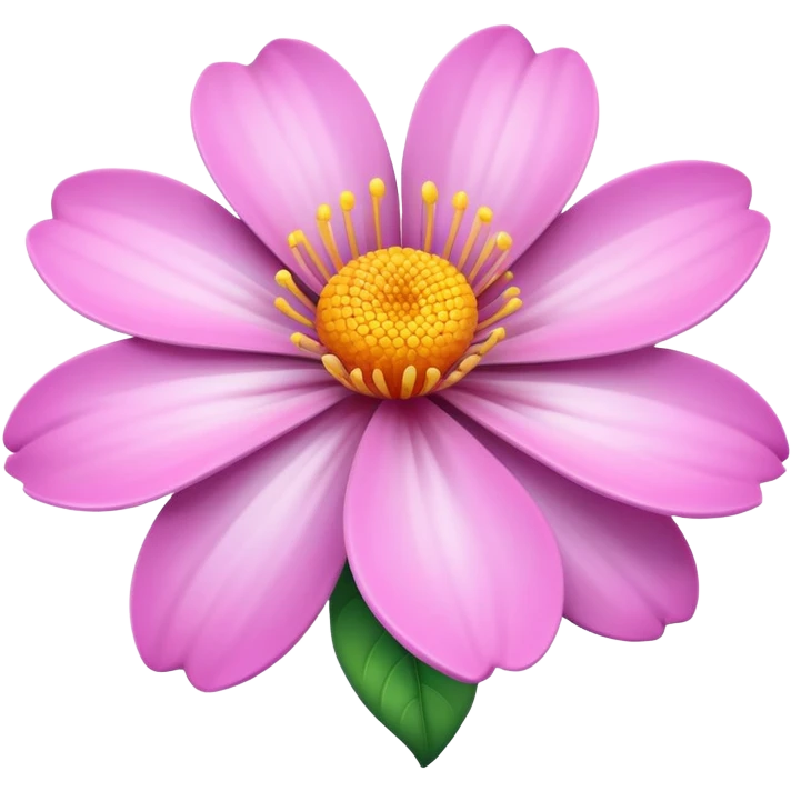 generate realistic flower in 3d style emoji