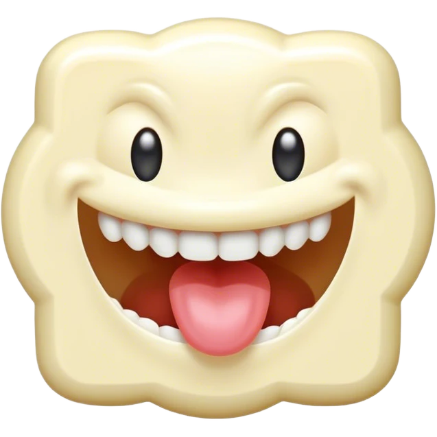 Soap with big mouth  emoji