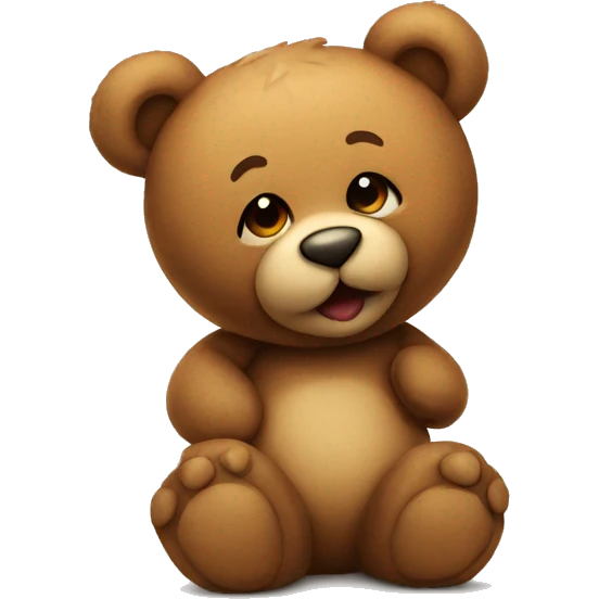 Teddy Bear Sending a Kiss  emoji