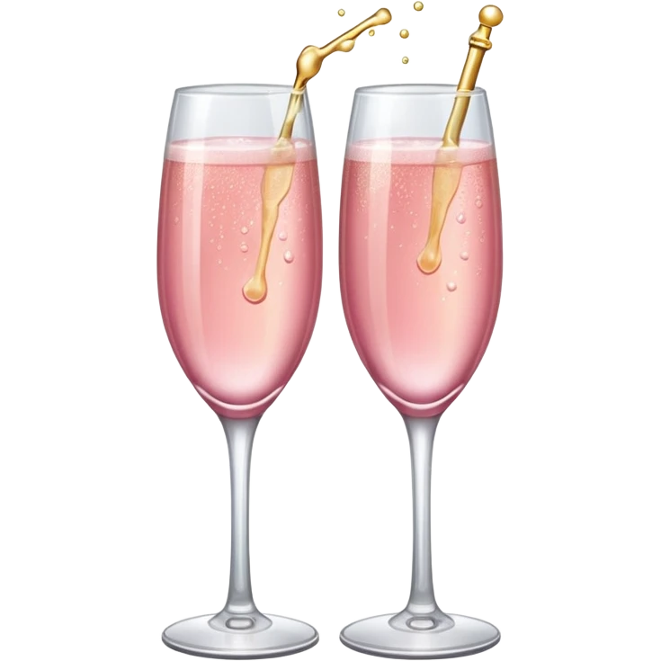 Champagne rosa emoji